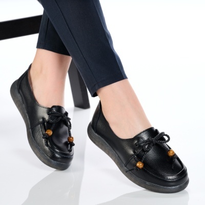 Pantofi dama piele naturala casual – ODESSA Black - Img 3