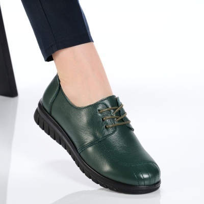 Pantofi dama piele naturala casual comozi – NASIRA Green