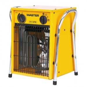 Aeroterma electrica 5 kW Master B 5 EPB , debit aer 510 mc/h , 2 trepte de putere ,zgomot scazut ,protectie termica a motorului