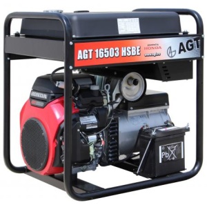 AGT 16503 HSBE Generator de curent trifazat cu motor Honda , putere maxima 15.5 kVA , rezervor benzina 45 l