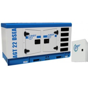 AGT 22 DSEA ATS 22 Generator curent diesel cu automatizare , putere 22 kVA ,cu bujii incandescente si preincalzire lichid