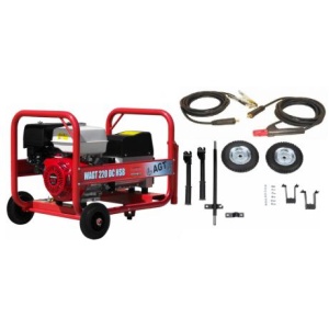 Pachet WAGT 220 DC HSB RR Generator sudura + kit roti + kit sudura