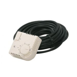 Termostat de ambient + 5 grd./+ 30 grd Celsius cu cablu cu stecher pt generatoare de aer cald , cod 02AC581