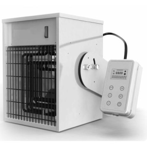 TR 9 Incalzitor electric suspendat trifazat, Master , 9 kW ,flux de aer 800 m?/h , telecomanda/cronotermostat digital