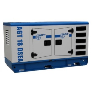 AGT 18 DSEA Generator curent diesel stationar , putere 18 kVA trifazat ,cu bujii incandescente si preincalzire lichid , 1500 rpm