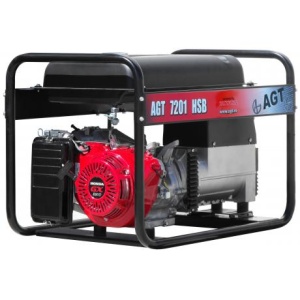 AGT 7201 HSBE R26 Generator curent electric , putere 6 kVA , pornire electrica , rezervor 26 l , motor Honda GX 390