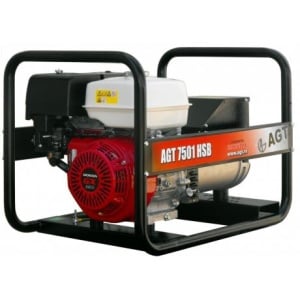 AGT 7501 HSB SE Generator curent electric , putere 6.4 kVA , motor Honda GX 390 Industrial