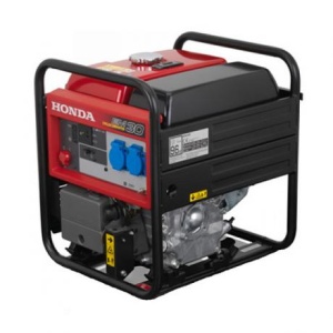 EM 30 K3 Generator de curent monofazat Honda , putere max 3 kVA , pornire la sfoara , regulator digital automat de tensiune