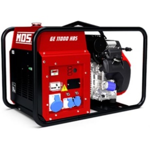 GE 11000 HBS - AVR Generator de curent monofazat Mosa ,putere max 9,9 kVA , pornire electrica, AVR , putere motor 19,7 Cp