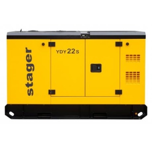 Stager YDY22S Generator insonorizat diesel monofazat 20kVA, 87A, 1500rpm , cod 1158000022S