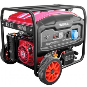 WM 7000 E Generator de curent Weima, putere 7 kVA,alternator cu AVR, 16 Cp,motor in 4 timpi,pornire electrica,rezervor 25 L,benzina