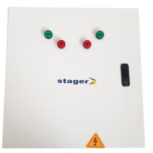 YA200125F12 Stager panou de automatizare monofazat 125 A , 12 Vcc , cod 115800YA200125F12