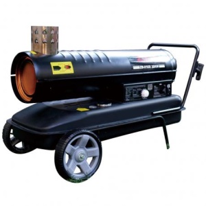 ZB-H100 Zobo Tun de aer cald cu ardere indirecta pe motorina , putere 30kW , termostat inclus