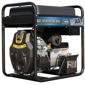 AGT 12501 RaSBE Generator de curent monofazat Agt cu motor Rato ,putere max 12 kVA , rezervor 16 L, benzina ,2 cilindri,pornire electrica