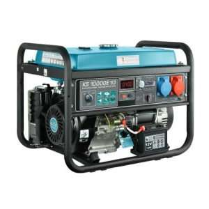 KS 10000E 1/3 Generator de curent trifazat Konner & Sohnen , putere max 8 kVA , pornire electrica , rezervor 25 L ,putere motor 18 Cp