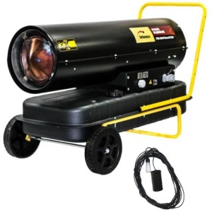 PRO 60 kW Diesel Plus Tun de caldura Intensiv cu ardere directa, diesel,putere 60 kW, rezervor 50 L,volum aer circulat 1200 m3/h