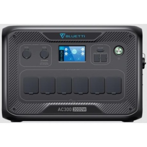 AC 300 Bluetti Inverter modular 3000 W , unda sinusoidala pura , 3072 Wh, 7 moduri de incarcare , extensibil 4 x B300 pentru 12,288 Wh