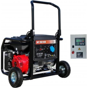 AGT7601HSBETTL+AT408 Generator de curent monofazat cu panou de automatizare ,putere 6,6 kVA , rezervor 28 l