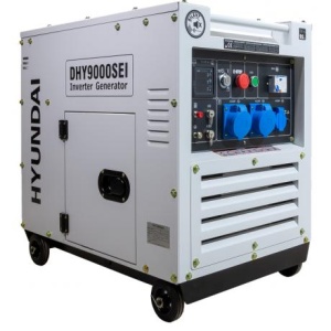 DHY-9000SEi Generator de curent monofazat tip inverter, Hyundai , putere max 6,5 kVA, diesel , cod DHY9000SEi