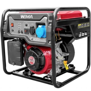 Generator de curent WM 6000i ,monofazat Inverter , putere max 5,5 kVA ,pornire manuala , rezervor 20 L ,protectie suprasarcina
