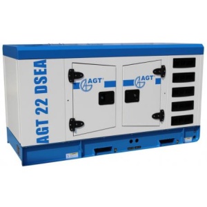 AGT 22 DSEA Generator curent trifazat , putere motor 22 kVA , diesel , cu bujii incandescente si preincalzire lichid