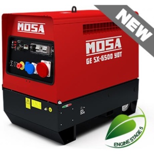 GE SX 6500 YDT Generator de curent trifazat Mosa , putere max 6,5 kVA, diesel, motor Yanmar , alternator tip sincron ,cod CD9P6011