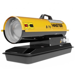 Generator de aer cald cu ardere directa 20 kW Master B 70 CED , debit aer 400 mc/h , control electronic al flacarii ,rezervor 19 l