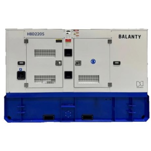 HBD 220 S Generator de curent trifazat Balanty powered by Hyundai Corporation ,diesel , putere 220 kVA ESP , cod HBD220S