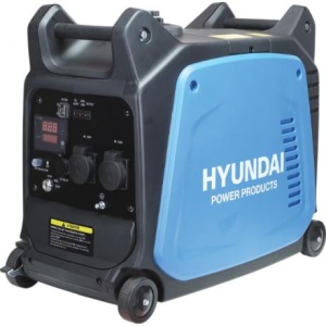 HY 3500 XSE Generator de curent tip inverter Hyundai ,putere maxima 3,5 kVA, pornire electrica + telecomanda , rezervor 7,5 L, 2 prize 16 A