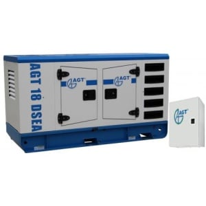 AGT 18 DSEA + ATS 22 S Generator diesel stationar , putere 18 kVA ,cu bujii incandescente si preincalzire lichid , turatii 1500 rpm