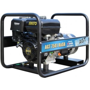 AGT 7501 RaSB Generator de curent monofazat Agt ,putere max 6,4 kVA,motor Rato in 4 timpi, rezervor 6,5 L, pornire la sfoara