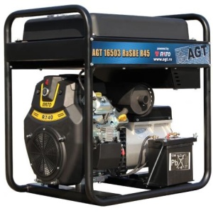 AGT 16503 RaSBE R45 Generator de curent trifazat AGT cu motor Rato ,puter max 14,5 kVA,rezervor 45 L,pornire electrica,benzina