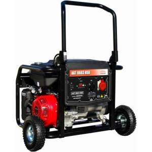 AGT 8603 HSB TTL Generator curent electric trifazat cu motor Honda , putere maxima 8,25 kVA , alternator AVR cu perii, pornire la sfoara