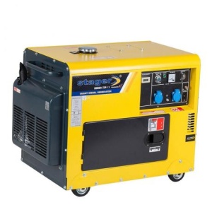 Stager DG 5500S+ATS generator electric insonorizat 4.2kW, monofazat, diesel,cu automatizare ,rezervor de 16 l
