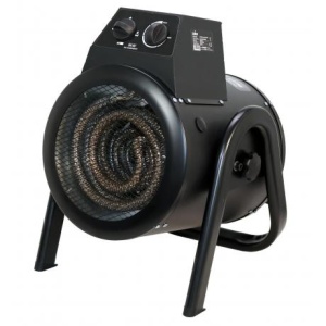 ZB-EC9 Aeroterma electrica Zobo 9 kW , debit de aer 410 m?/h , 400 V , carcasa din otel , 3 trepte de putere , cod 4590007009