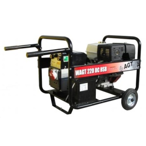 WAGT 220 DC HSB SE Generator sudura industrial 200 A DC,trifazat 6.5 kVA + KIt De roti si manere