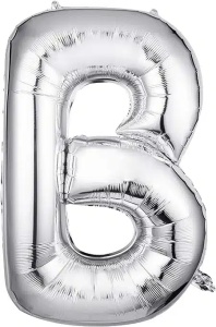 Balon Folie Litera B Silver 40 cm