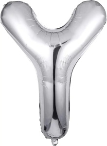 Balon Folie Litera Y Silver 40 cm
