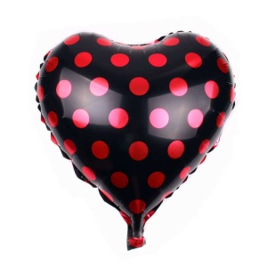 Balon inima cu buline