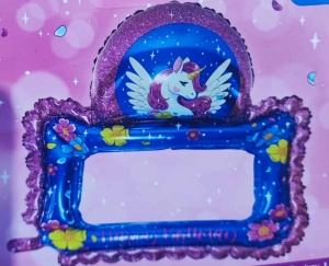 Balon Rama Foto Magical Unicorn