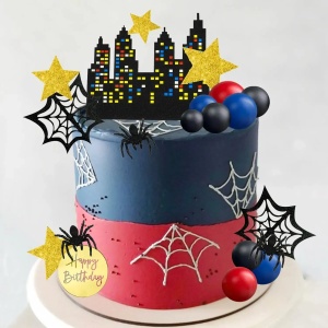 Decoratiune Tort Zi De Nastere Ultimate Spider Town - Img 3