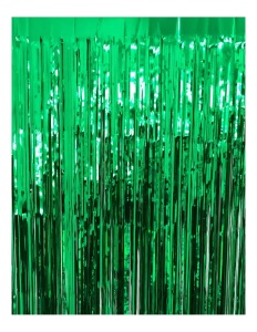 Perdea Decorativa Petrecere Verde 100x200 cm.