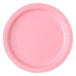 Set 10 Farfurii Petrecere Roz – 18 cm