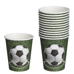 Set 12 Pahare Petrecere Fotbal – 240 ml