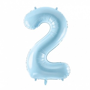 Balon Cifra 2 Albastru