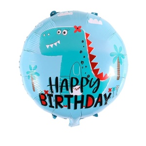 Balon Folie Dino Happy Birthday 45 cm
