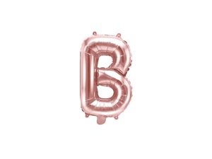Balon Folie Litera B Rose Gold 40 cm