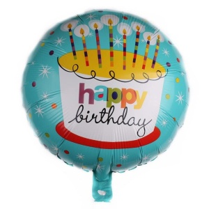 Balon Folie Tort Happy Birthday 45 cm