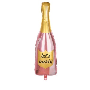 Balon Sticla Sampanie Rose Gold Party 100cm - Img 1