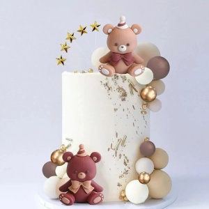Decoratiune Tort Premium Pentru Evenimente Cu Ursuleti TOP110 - Img 4